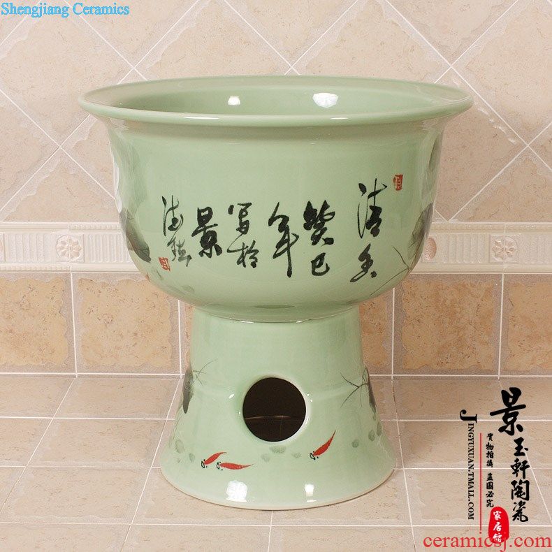 JingYuXuan jingdezhen ceramic mop pool square many art mop pool pool sewage pool under the mop bucket