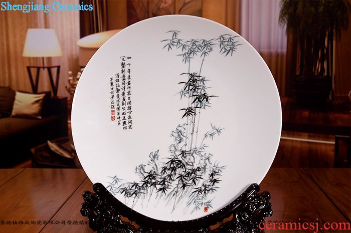 Jingdezhen ceramic blue on the new Chinese style restoring ancient ways furnishing articles imitation antique hand-painted zen vase collection process