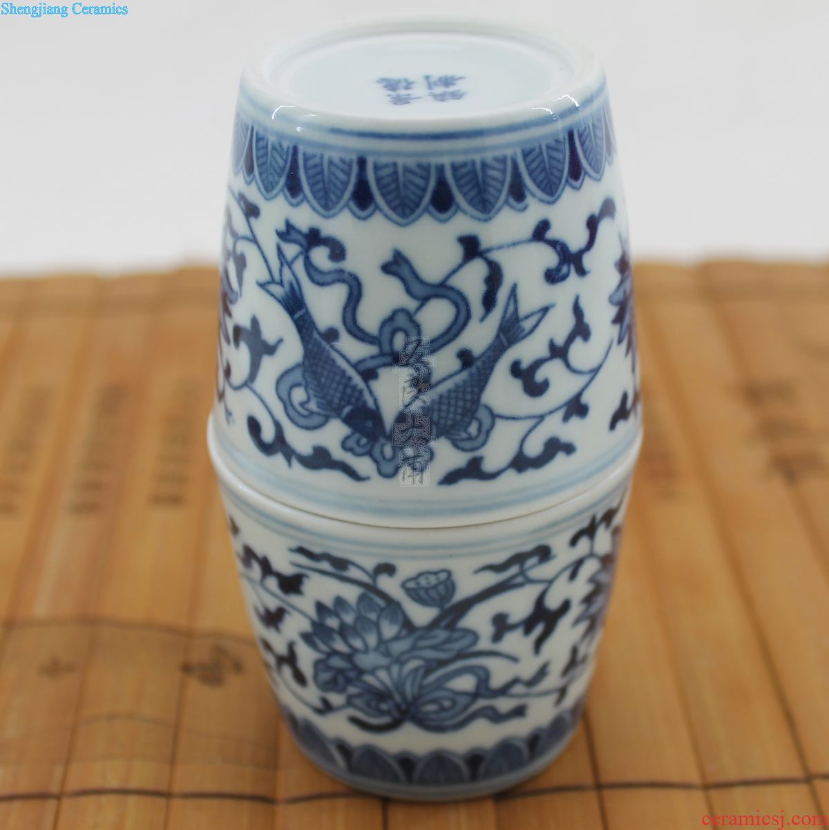 Jingdezhen ceramic jars home 20 jins 30 jins 50 it chivalrous man altar wine bottle of household ceramic seal pot