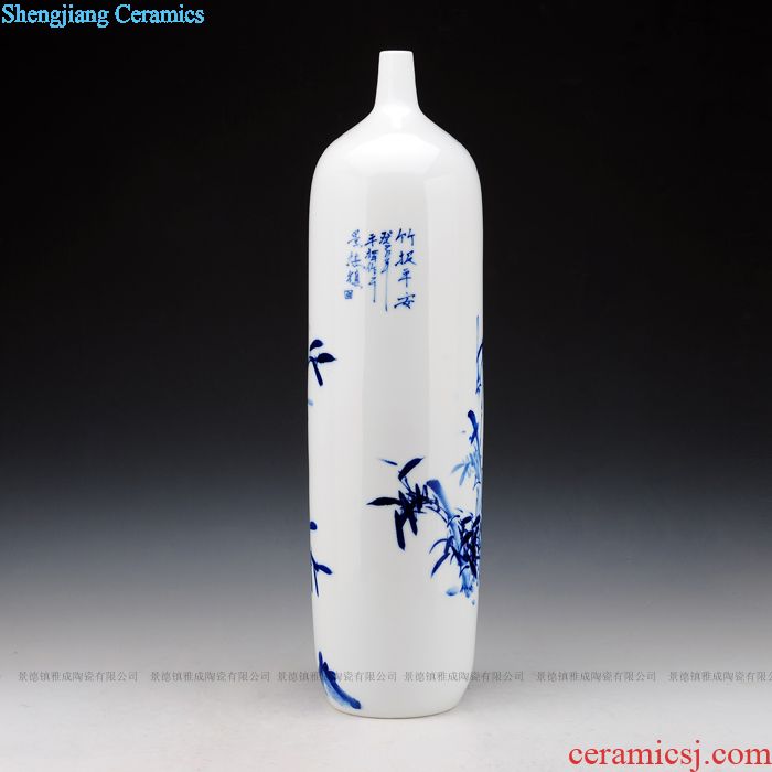 Jingdezhen porcelain room desk general furnishing articles enamel pot vase classical household decoration process