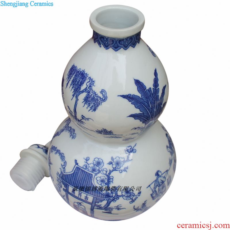 Five good big just 15 kg The bubble bottle hand-painted ceramic art collection bottle ceramic decorative vase