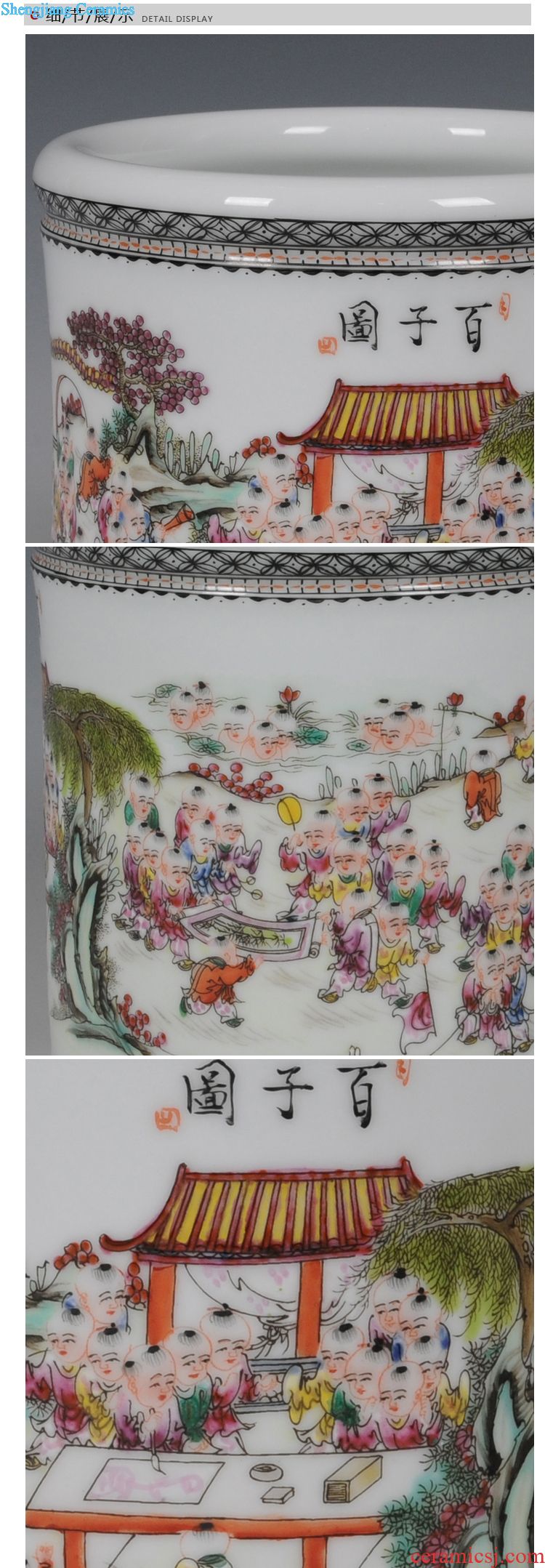 Jingdezhen ceramics hand-painted the ancient philosophers figure hat to bowl bowl cups Wang Rongjuan modern fashion household decoration