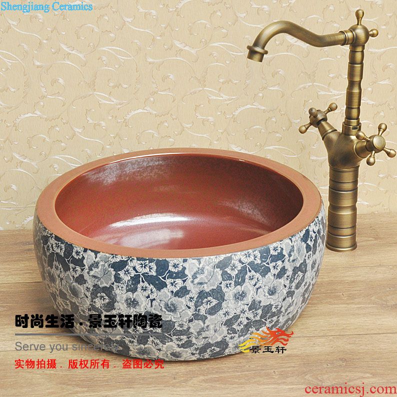 JingYuXuan ceramic lavatory basin stage art basin sink luxury joaquin grapes sanitary and much money