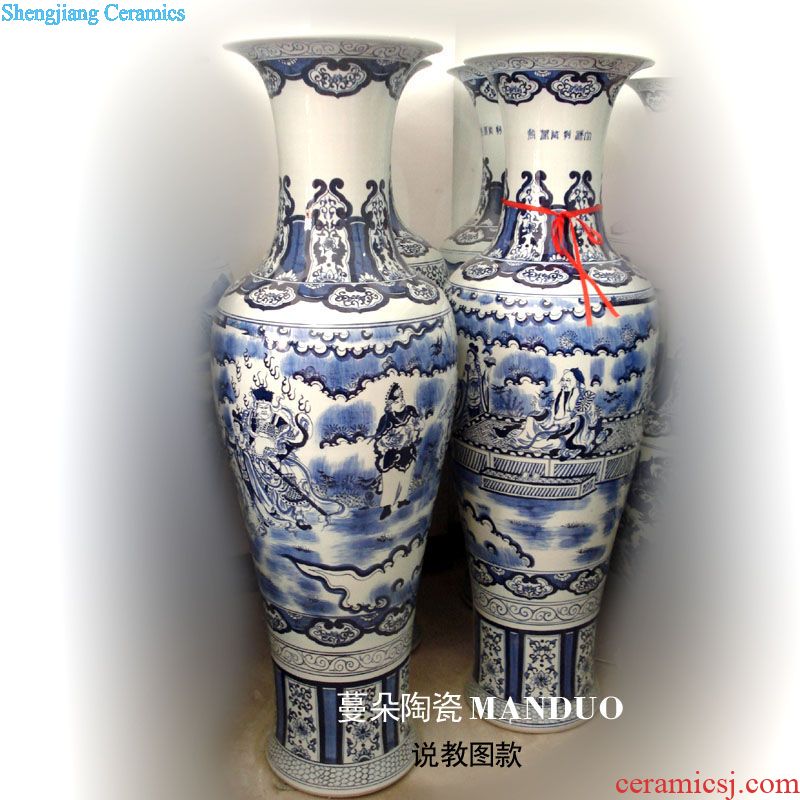 Tendril jingdezhen ceramic hand-painted flowers powder enamel vase elegant vase affordable gift porcelain furnishing articles in the living room