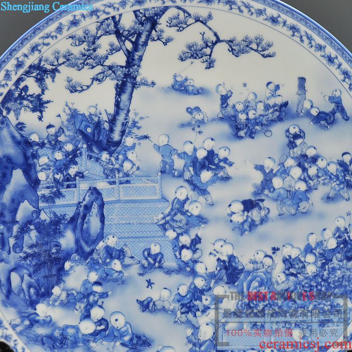 Jingdezhen ceramic vase furnishing articles of China arts and crafts continental vase Chinese vogue to live in the living room