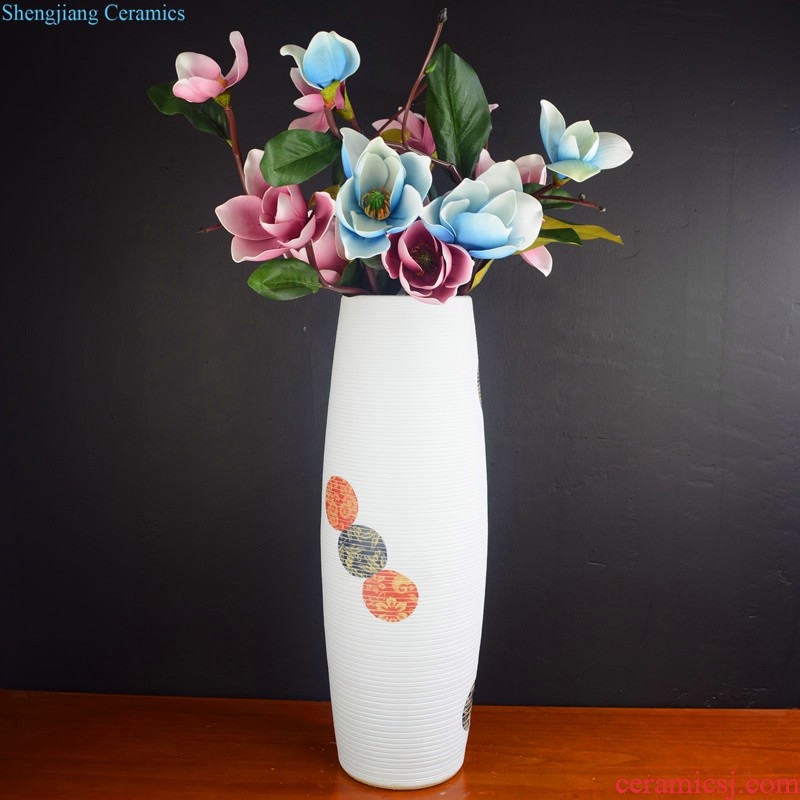 Jingdezhen porcelain vase furnishing articles contracted sitting room creative fashion crafts black glaze beauty bottles of ceramic decoration