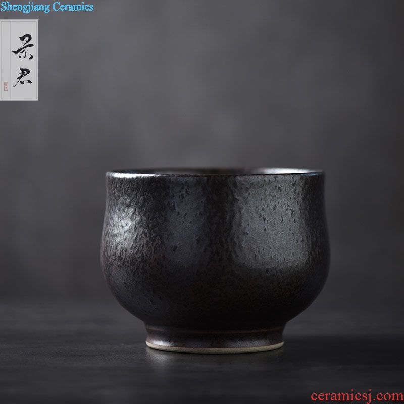 Hand-painted JingJun jingdezhen ceramics powder enamel vase furnishing articles household decoration decoration, 1 living room
