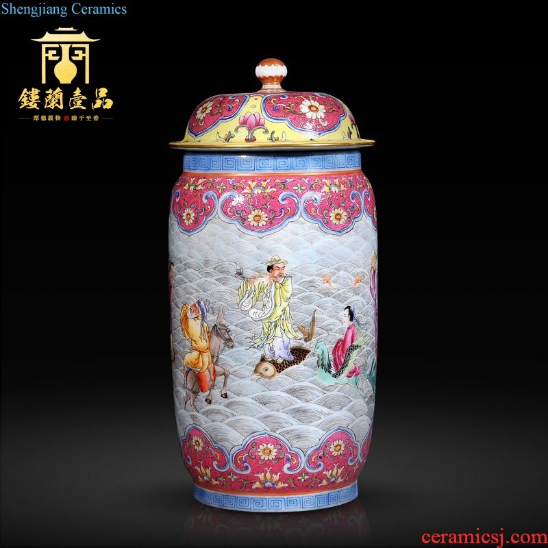 Jingdezhen ceramic antique Chinese style qianlong emperor kiln sharply glaze colour collection of gourd vases sitting room adornment furnishing articles