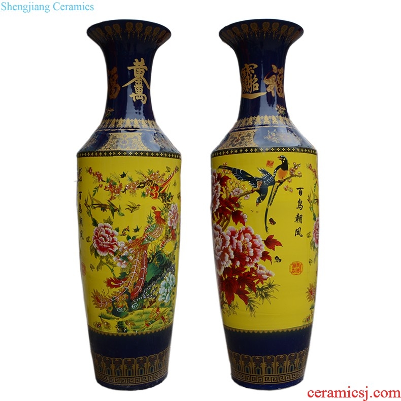 Jingdezhen ceramic hand-painted vases furnishing articles celebrity master new Chinese style household act the role ofing is tasted the sitting room porch place by hand