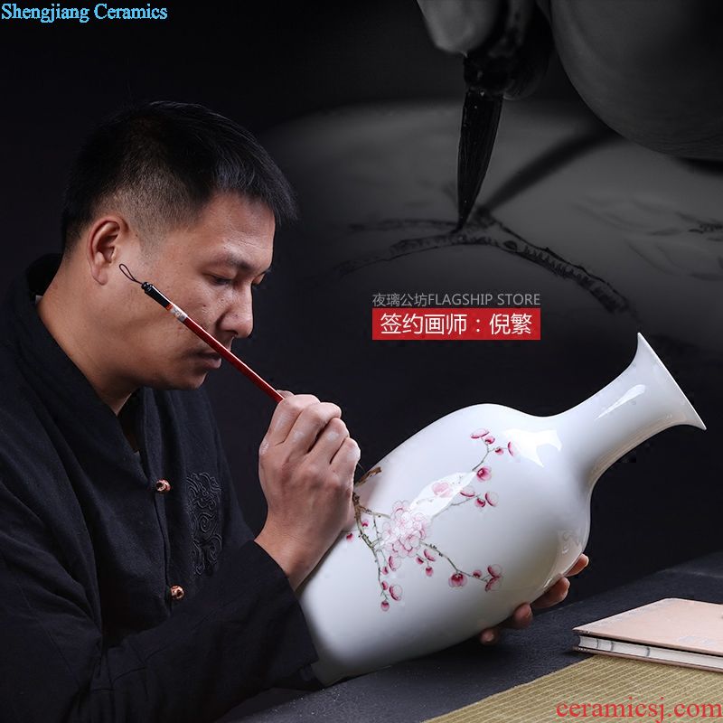Jingdezhen ceramics vase living room flower crafts blockbuster Chinese jewelry home furnishing articles