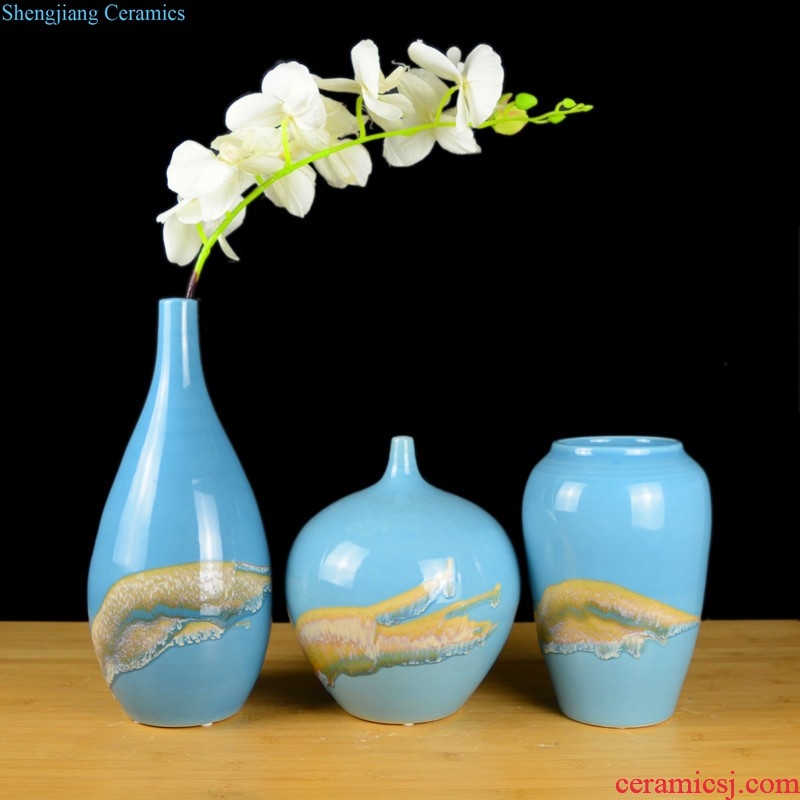 New Chinese jingdezhen ceramic vase furnishing articles wine sitting room porch zen flower arrangement home decoration, decoration