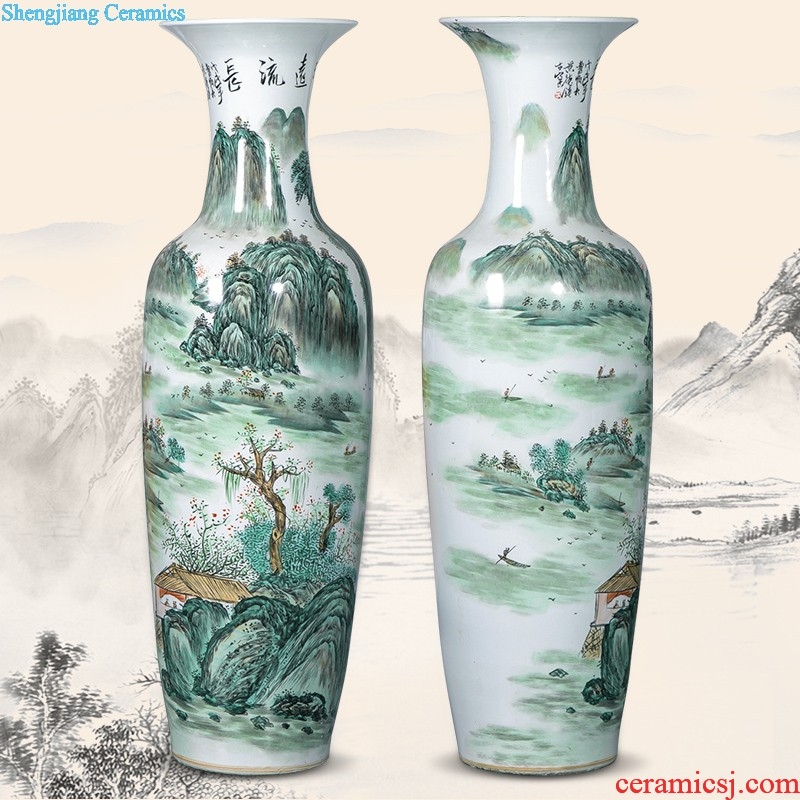 A213 jingdezhen ceramics of large vases, antique Chinese style household sitting room porch place large ornament