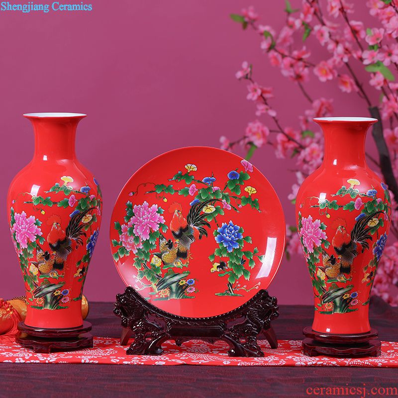 Jingdezhen ceramic large in blue and white porcelain tea pot of pu 'er tea packaging household ceramics storage tank