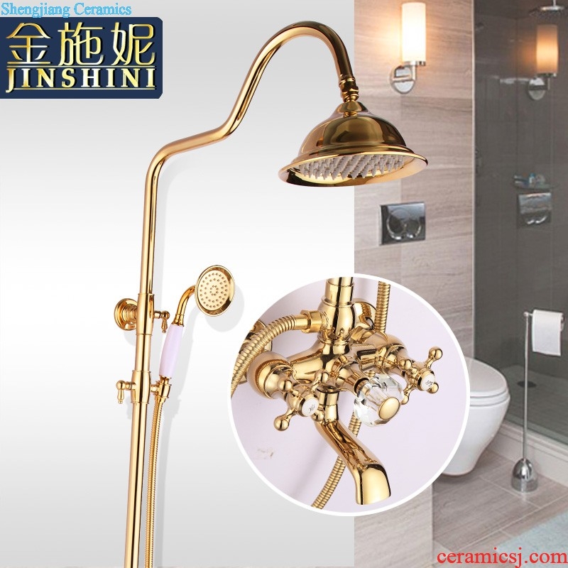 Gold cellnique european-style mop pool bathroom floor balcony household washing trough mop mop pool ceramic basin