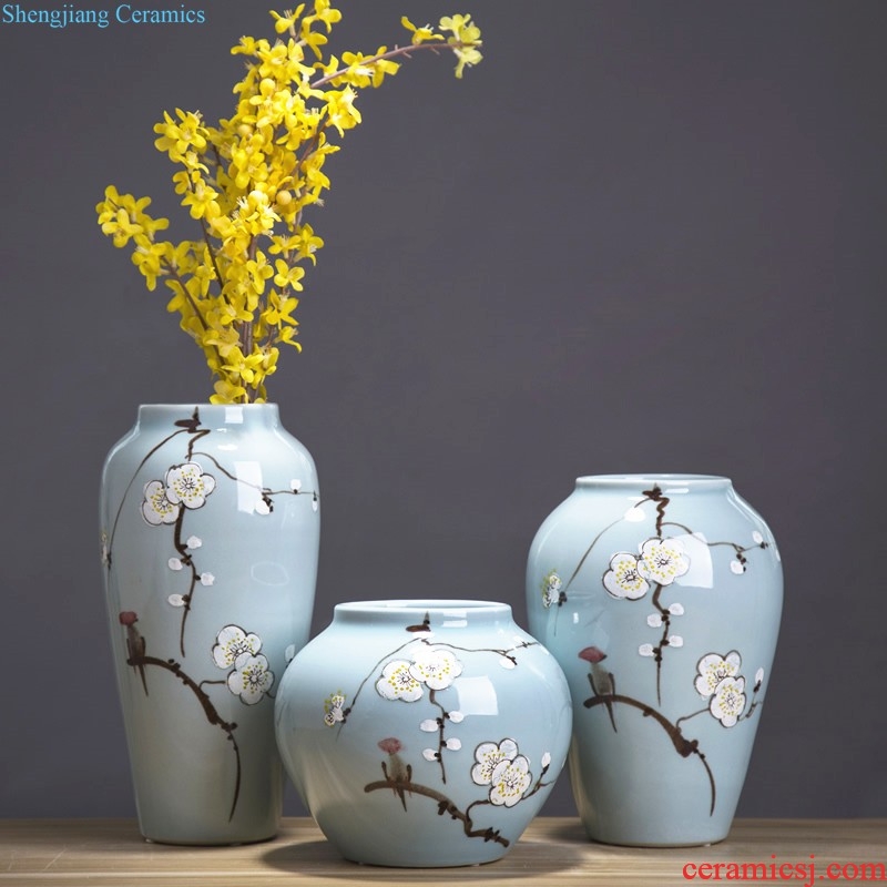 Jingdezhen ceramic European contracted floret bottle home sitting room all over the sky star hydroponic flower arrangement the flower adornment furnishing articles