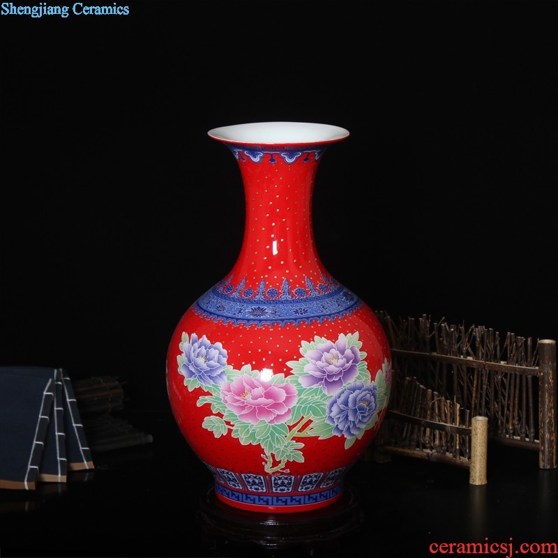 Aj45 jingdezhen ceramics of large vase furnishing articles rich lad admiralty bottles of the sitting room of Chinese style household furnishing articles