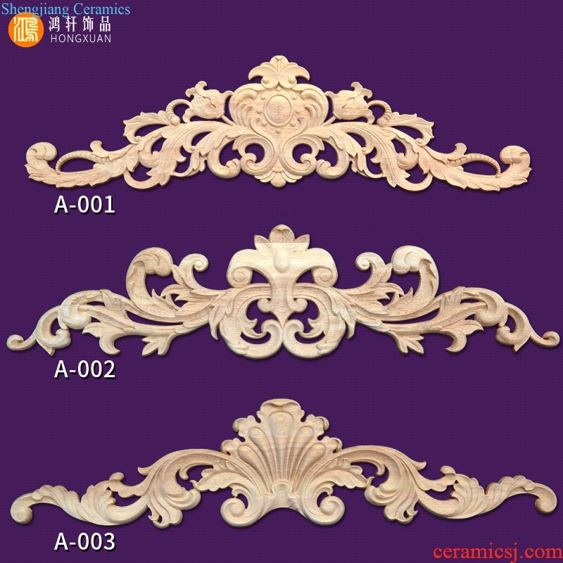 European decals partition door solid wood real wood carve patterns or designs on woodwork dongyang woodcarving Angle flowers carved Chinese style furniture decorative wood line