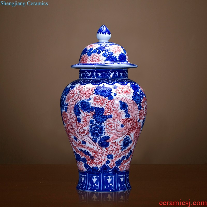 Send the base d324 jingdezhen ceramics vase household act the role ofing is tasted furnishing articles flower arranging, living room decoration