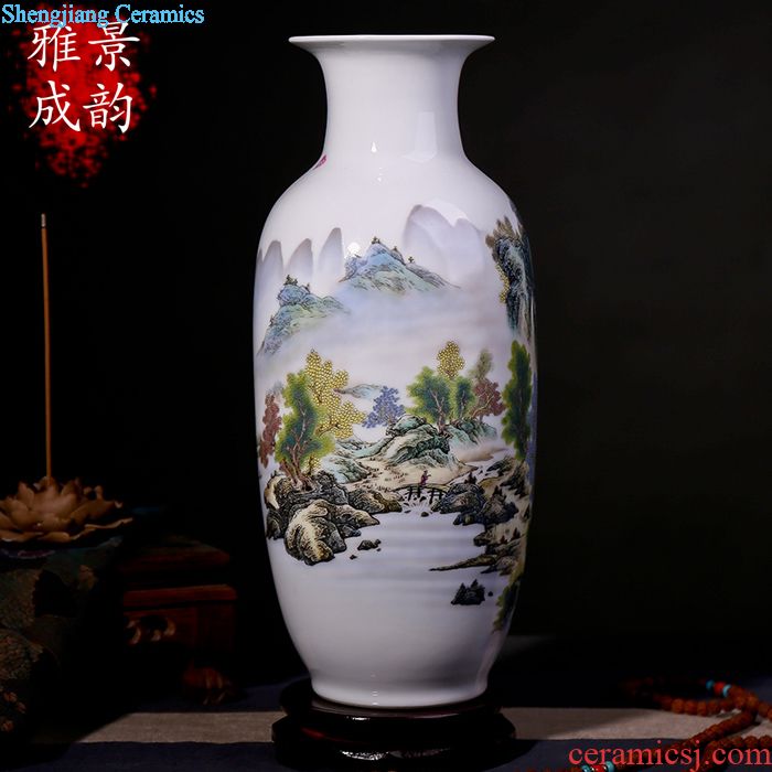 Jingdezhen ceramic bread seven pu 'er tea pot home tea sealed cans a large store of blue and white porcelain tea pot
