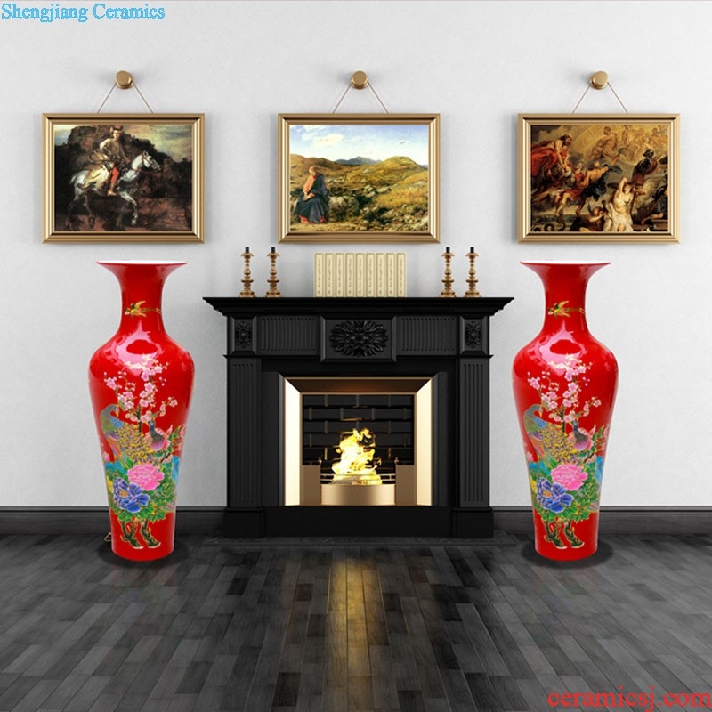 Famous master of jingdezhen ceramics vases, flower arrangement home sitting room adornment handicraft furnishing articles sz03 TV ark