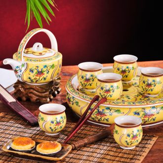 Glair dishes suit household jingdezhen ceramic tableware Chinese blue and white porcelain bowl chopsticks dishes to eat bread and butter