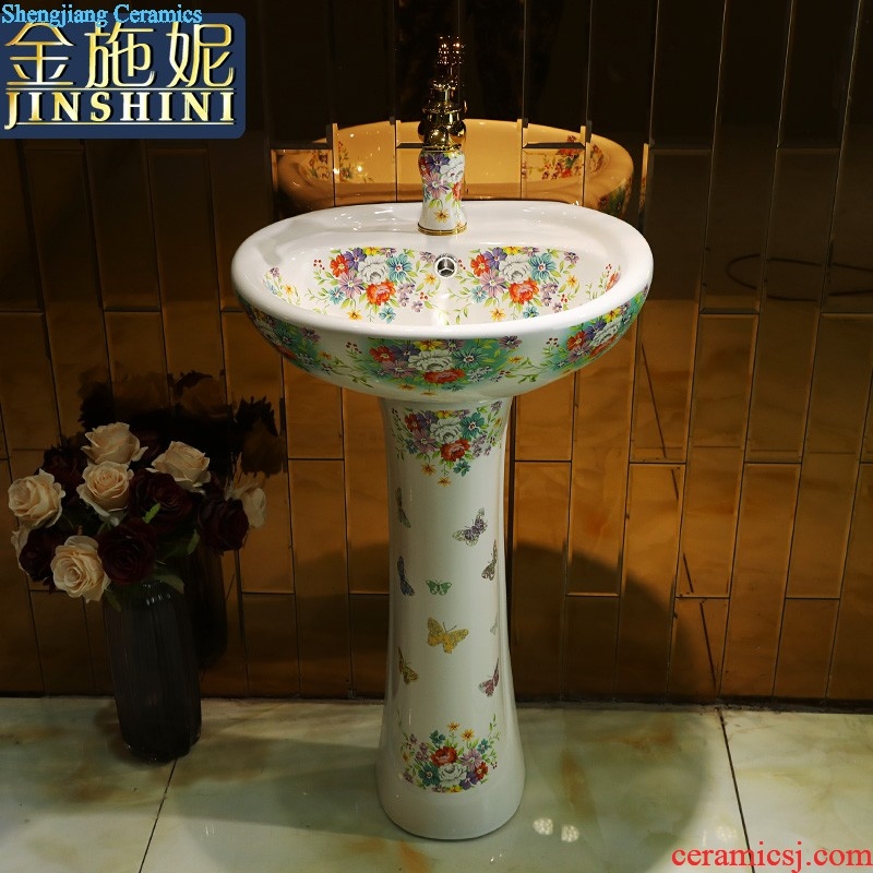 Gold cellnique double drive home floor mop pool balcony ceramic mop pool rotary toilet wash trough