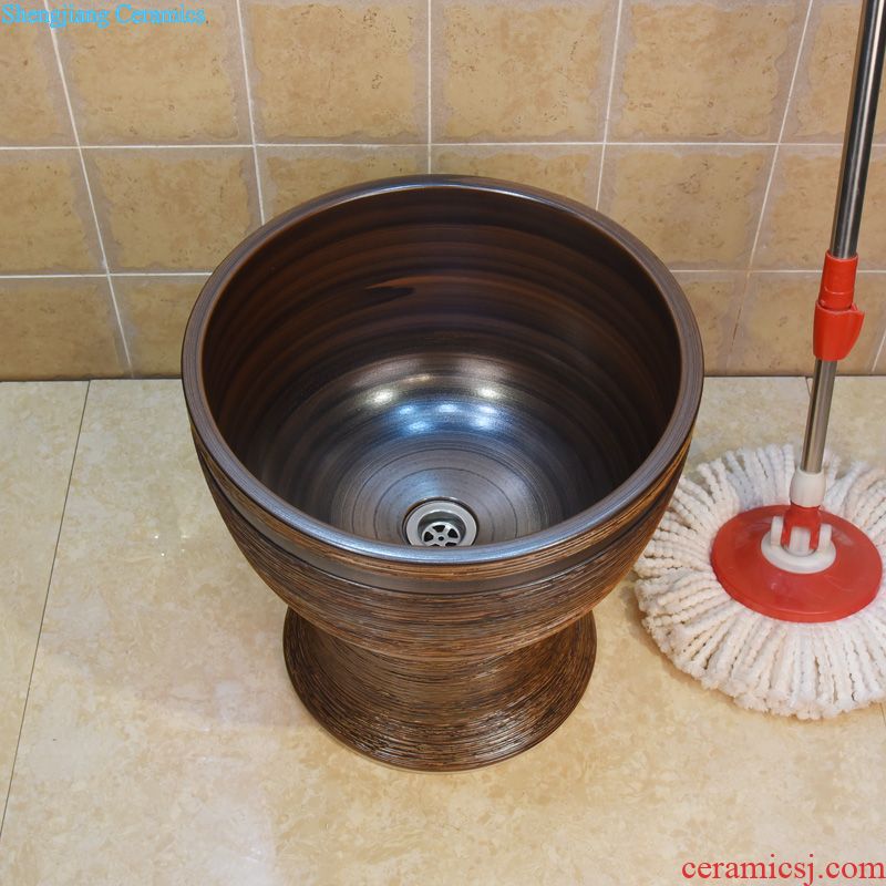 JingYuXuan mop bucket of jingdezhen ceramic art mop mop pool pool pool sewage pool under torx ishikawa