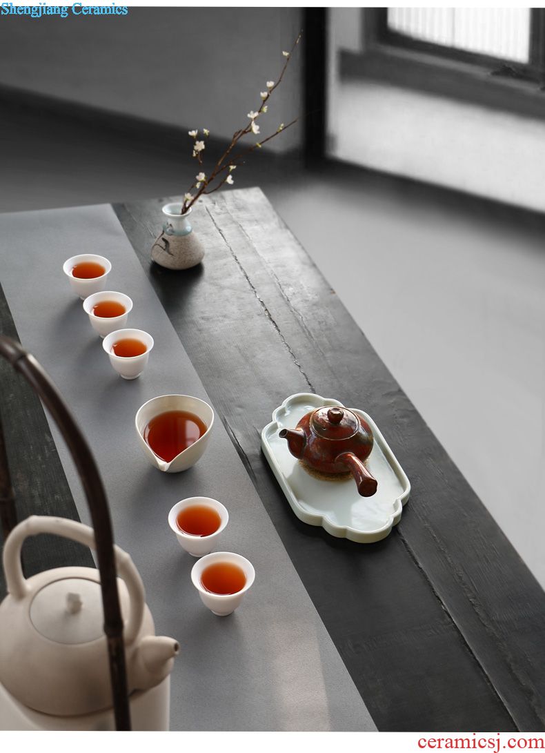 Drink to xuan wen hand-drawn series of tea to wash Creative water jar kung fu tea set household medium ceramic tea, after water washing