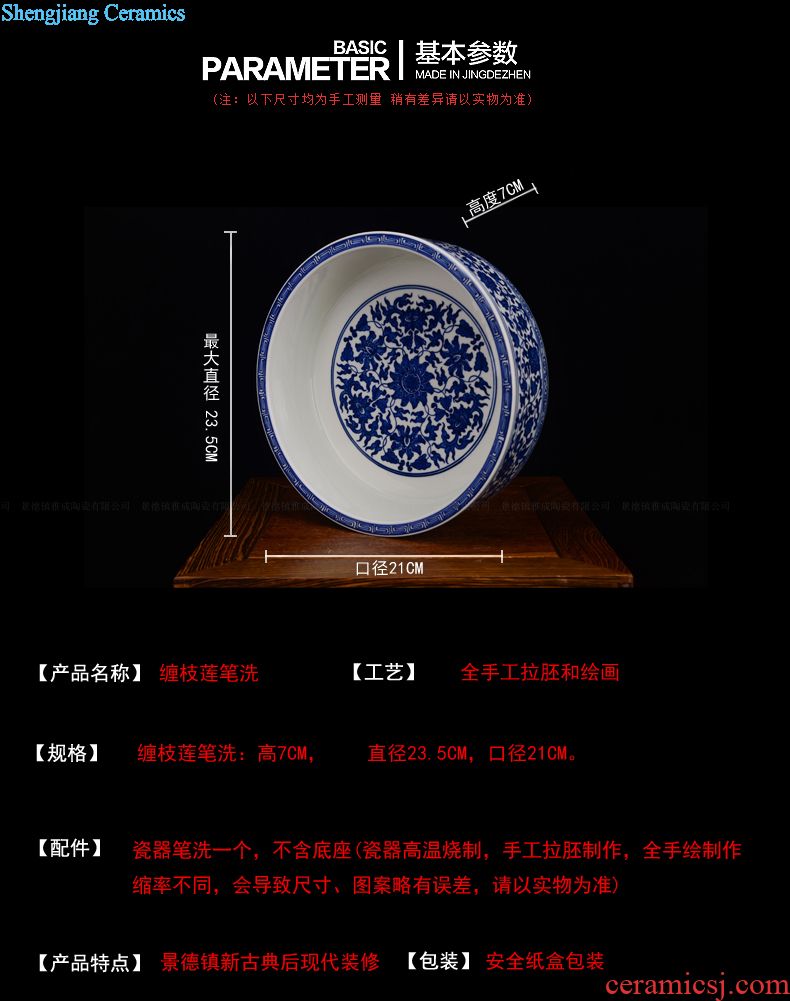 Blue and white landscape stool elephants in jingdezhen ceramics shoes stool crafts home furnishing articles sitting room adornment