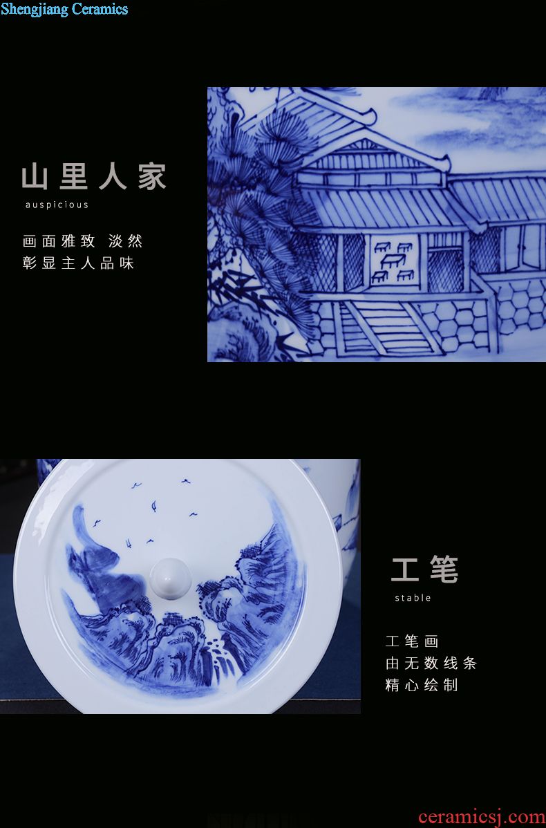 Jingdezhen ceramics vase furnishing articles furnishing articles sitting room POTS restoring ancient ways the general pot of large vases, the sitting room