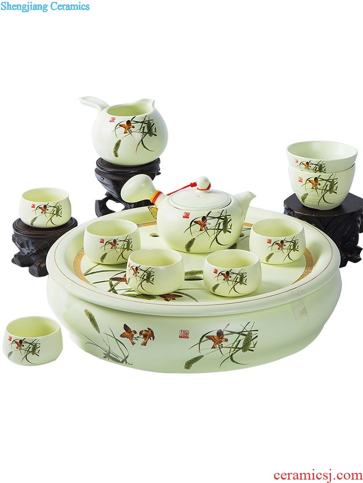 Dishes suit household jingdezhen european-style bone porcelain tableware chopsticks ceramic bowl, dish plate Korean combination