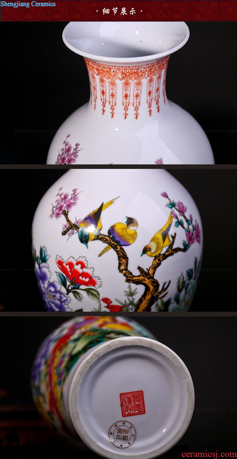 Jingdezhen ceramics big qingming shanghe aquarium aquarium creative ecological fashion handicraft furnishing articles