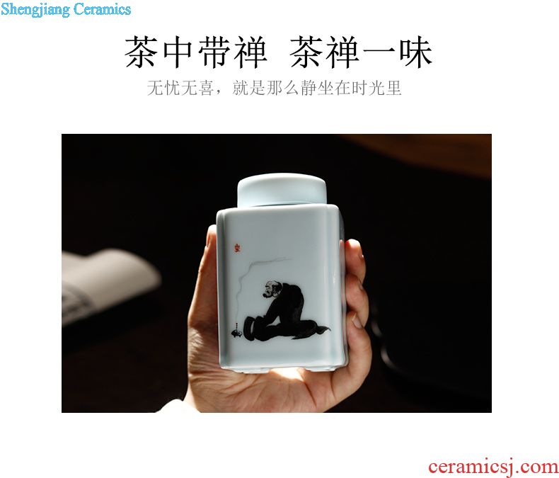 Jingdezhen ceramic tea ware kung fu tea set teacups hand-painted powder enamel sample tea cup masters cup by hand