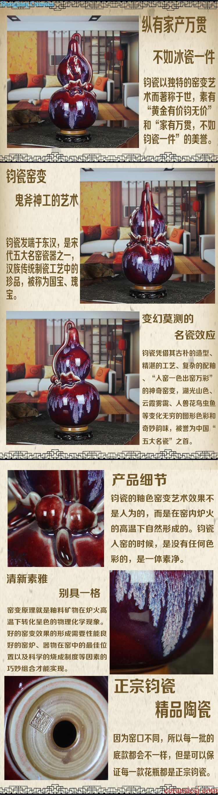Jingdezhen ceramics powder enamel vase painting of flowers and a bottle household craft ornaments sitting room housewarming furnishing articles wedding presents