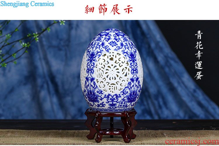 Jingdezhen ceramic barrel ricer box 5 jins of 10 jins home outfit ricer box sealing bin moistureproof insect-resistant rice flour