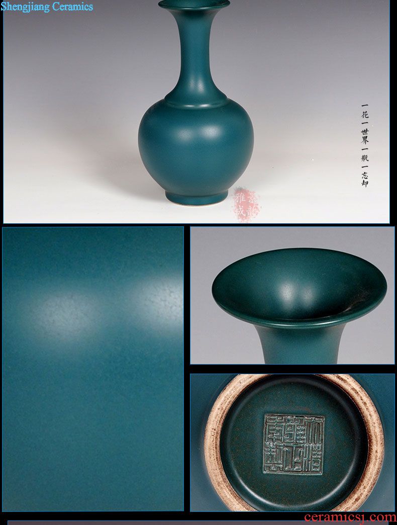 Jingdezhen ceramics modern horse furnishing articles decorative porcelain ceramic plate hanging dish decorative arts and crafts sitting room