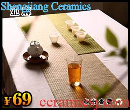 Drink to secret sea ceramic glaze water type tea tea tray large round household contracted dry tea sets of kung fu tea tray