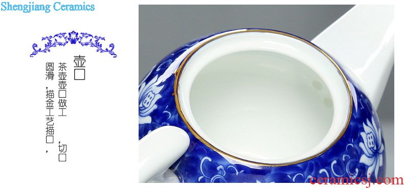 Your kiln tea set to open the slice is young brother kiln porcelain porcelain of a complete set of kunfu tea glass teapot