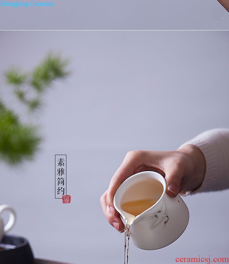 Master cup sample tea cup ceramic jun red hat to cup your kiln open piece of tea light cup jingdezhen kung fu tea cups