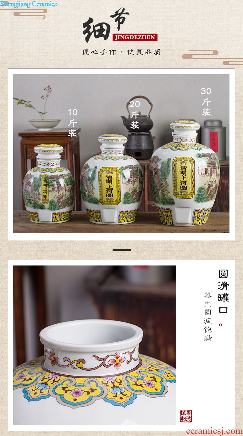 Apple jingdezhen ceramic tea pot ceramic mini moisture storage POTS small POTS with cover seal pot