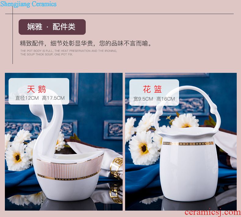 Ikea tableware bowls of jingdezhen household bowl dishes dishes of Chinese style is contracted and pure and fresh bowl plate ceramic dishes