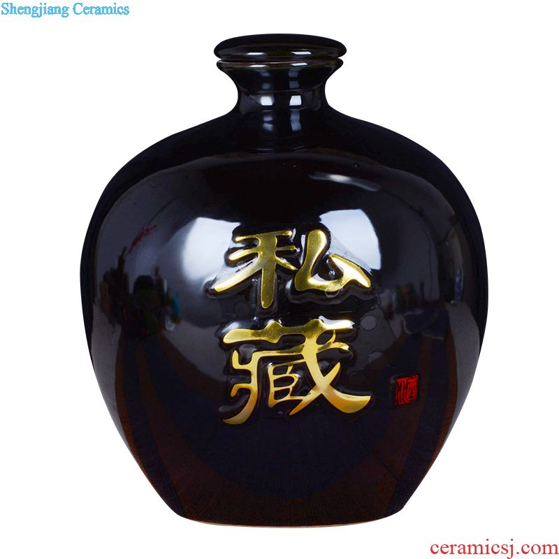 Jingdezhen jars archaize ceramic general tank 10 jins 20 jins 30 leading bubble whose bottle sealed jar