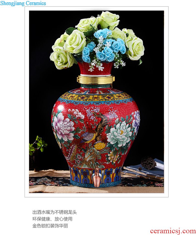 Archaize ceramic jars of glass bottles of jingdezhen 10 jins 20 jins 30 jins 50 kg 100 jins bubble whose jars