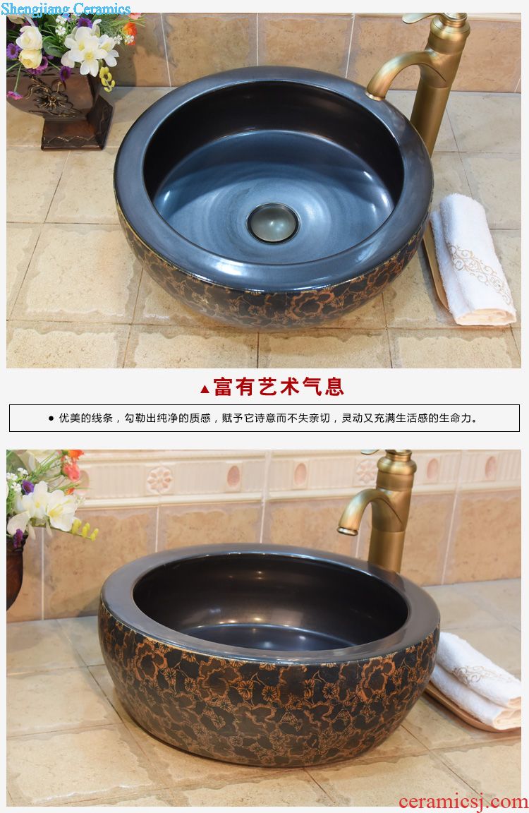 Jingdezhen JingYuXuan art basin basin conjoined column jump cut one art basin to fall to the ground