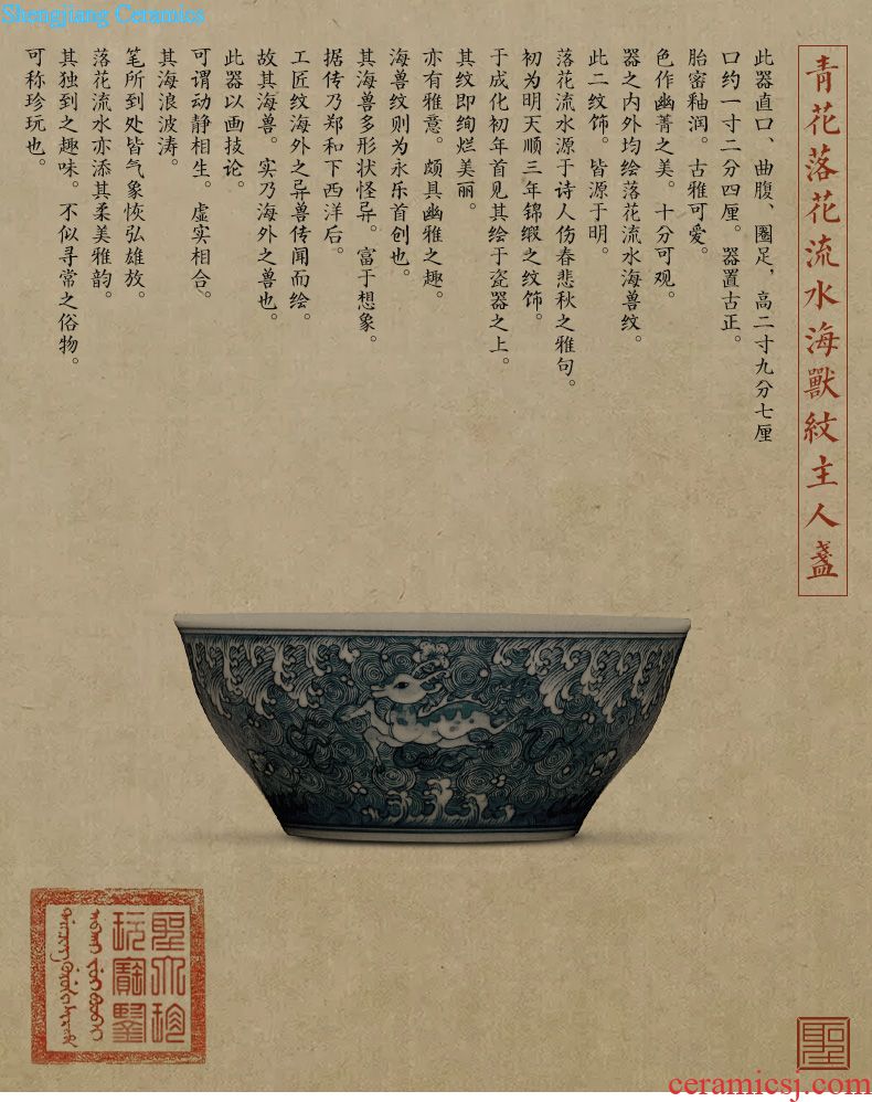 Holy big teapot hand-painted ceramic kung fu pastel smoke water boat little teapot teapot pure manual of jingdezhen tea service