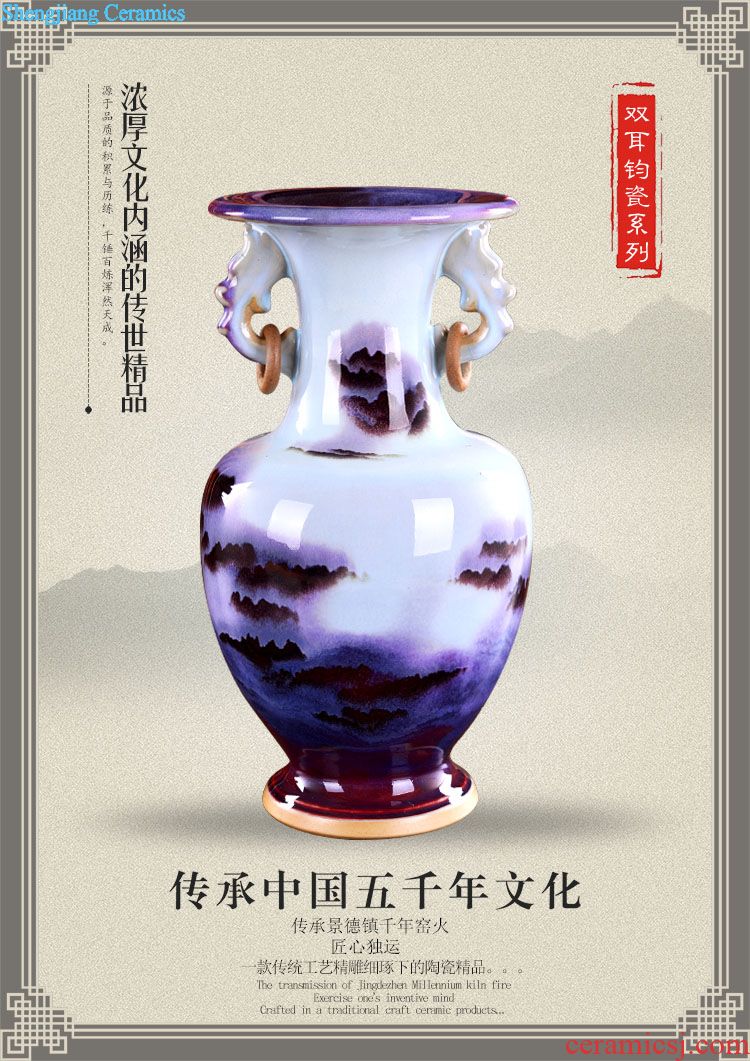 Archaize of jingdezhen ceramics kiln porcelain cracked ice sitting room place vases, modern household act the role ofing is tasted process gifts