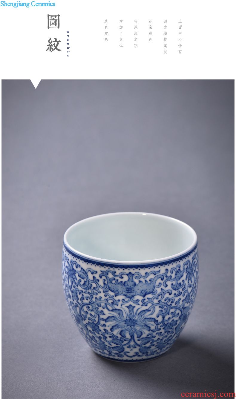 JingJun Jingdezhen ceramics Rouge beauty glaze All hand) tea table accessories