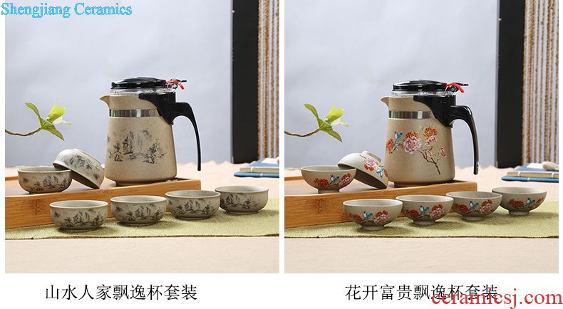 Is Yang large coarse pottery ceramic pu 'er tea pot pot brother wake receives your kiln tea packaging storage jar