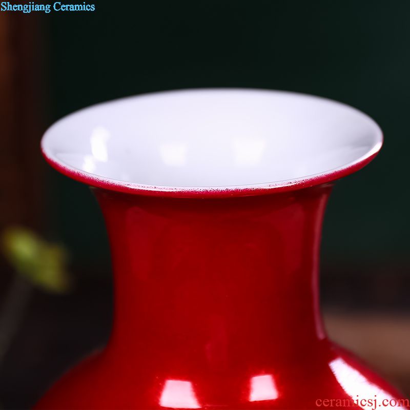 Jingdezhen ceramics Zhang Bingxiang works best wax gourd vases, contemporary and fashionable adornment furnishing articles of handicraft