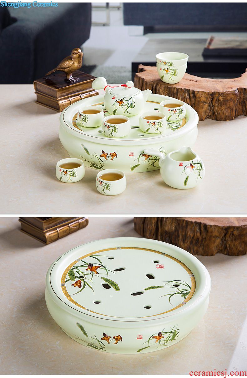 Dishes suit household jingdezhen european-style bone porcelain tableware chopsticks ceramic bowl, dish plate Korean combination